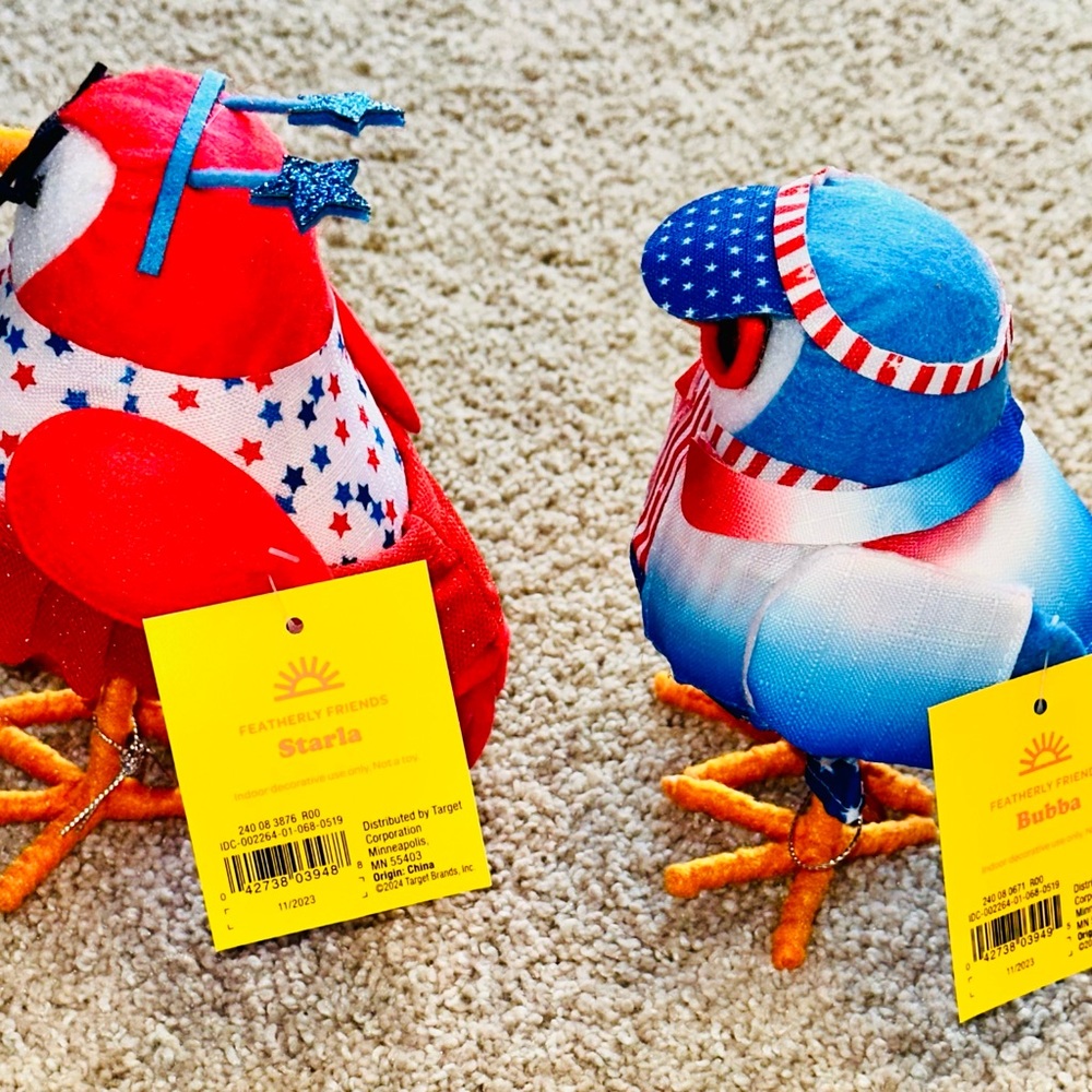 NWT Target Sun Squad Featherly Friends Starla and Bubba - Picture 4 of 10